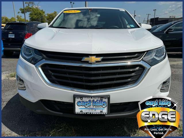 Certified 2021 Chevrolet Equinox LT with VIN 3GNAXUEV3MS181161 for sale in Freeport, NY