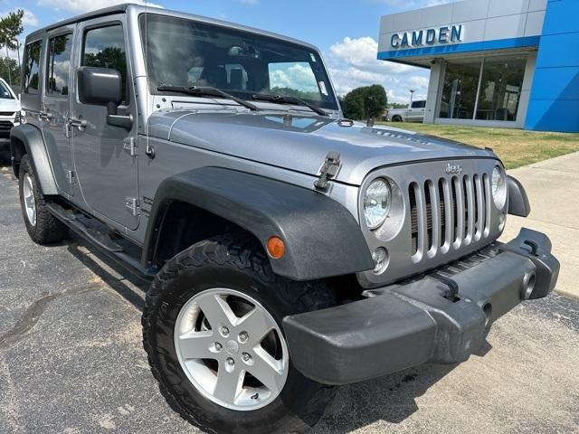 Used 2016 Jeep Wrangler Unlimited Sport S with VIN 1C4BJWDG0GL225835 for sale in Camden, TN