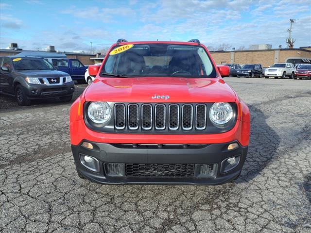 Used 2016 Jeep Renegade Latitude with VIN ZACCJBBT3GPC82264 for sale in Monroe, MI