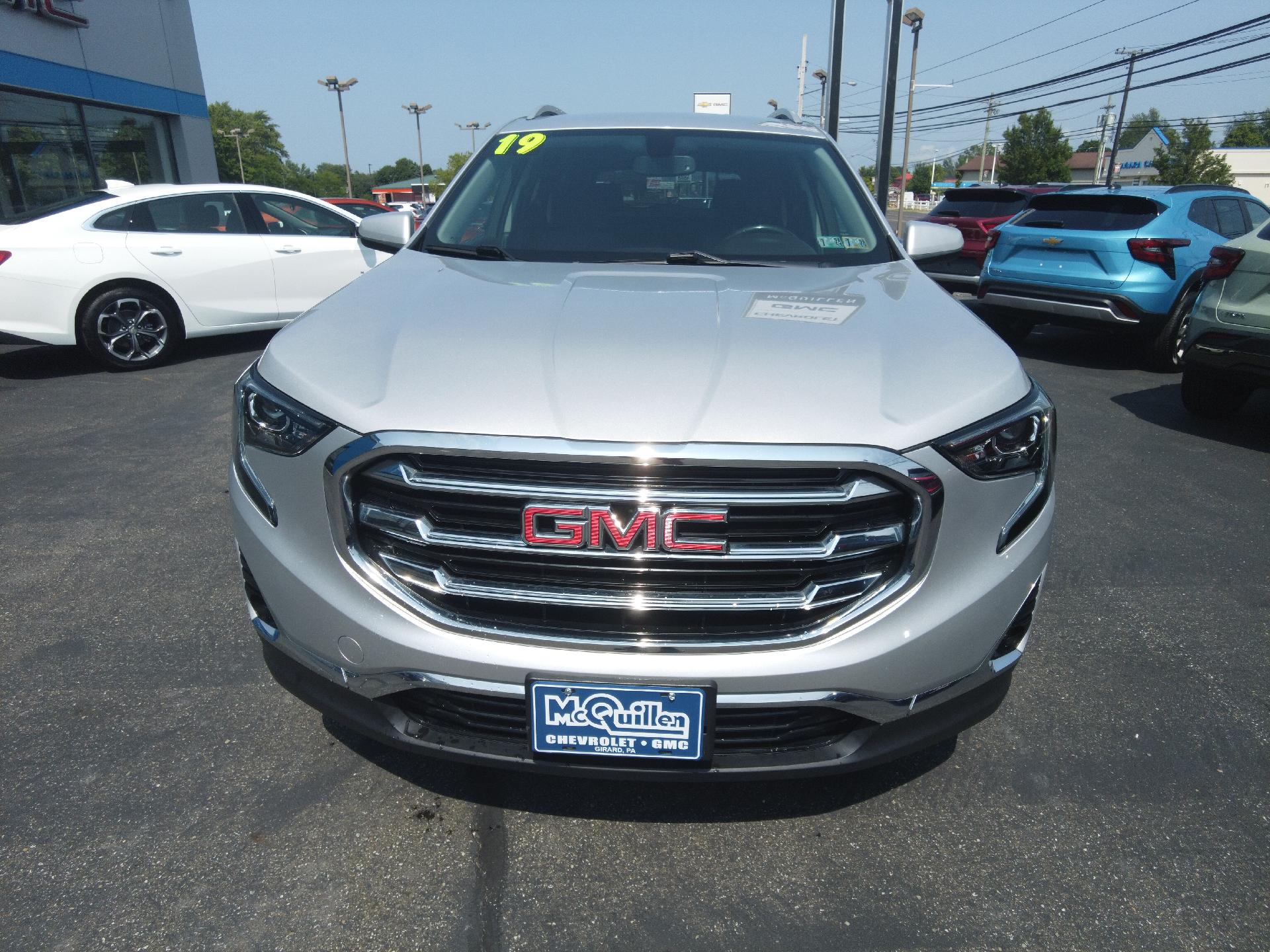 Used 2019 GMC Terrain SLT with VIN 3GKALVEX8KL183396 for sale in Girard, PA