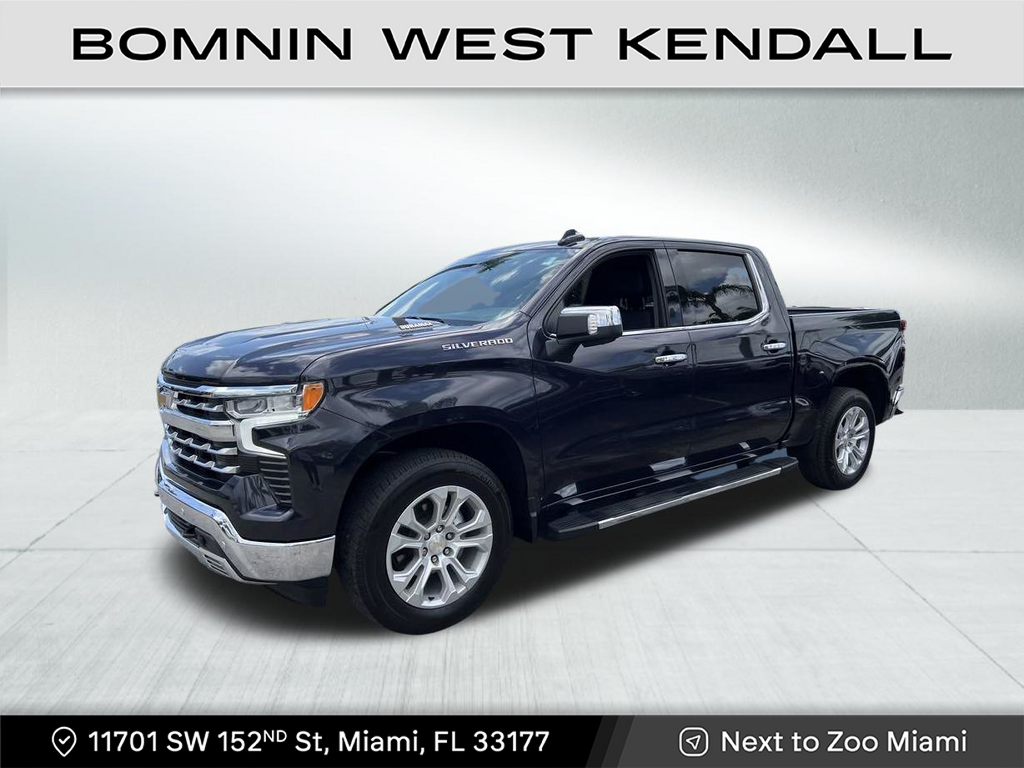 Used 2023 Chevrolet Silverado 1500 LTZ with VIN 3GCPAEE82PG130424 for sale in Miami, FL