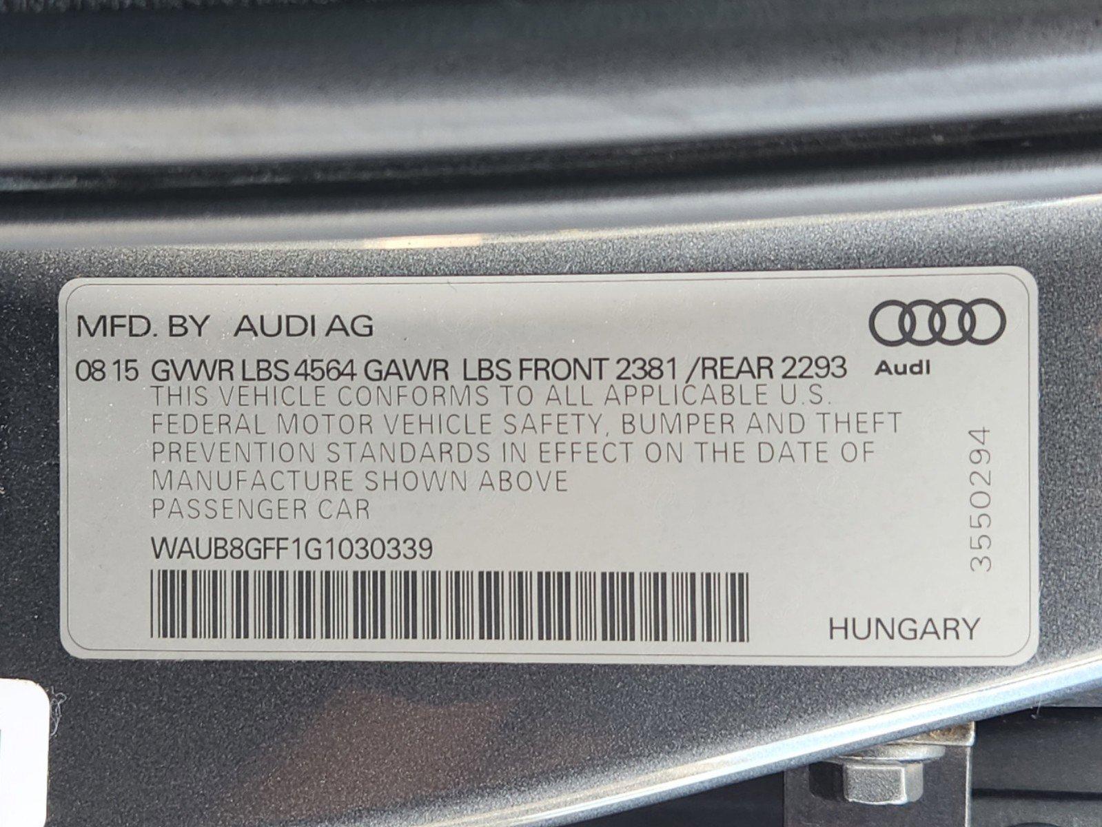 2016 Audi A3 Vehicle Photo in PLANO, TX 75024