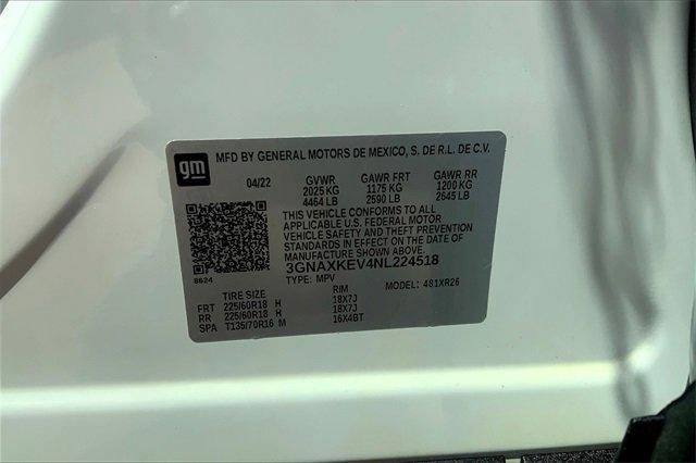 2022 Chevrolet Equinox Vehicle Photo in TOPEKA, KS 66609-0000