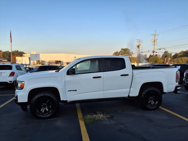 Used 2021 GMC Canyon AT4 with VIN 1GTG6FEN8M1281369 for sale in Salem, OH