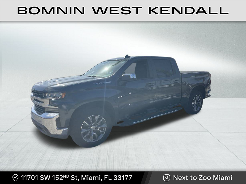 Used 2021 Chevrolet Silverado 1500 LT with VIN 1GCPWCED5MZ392131 for sale in Miami, FL