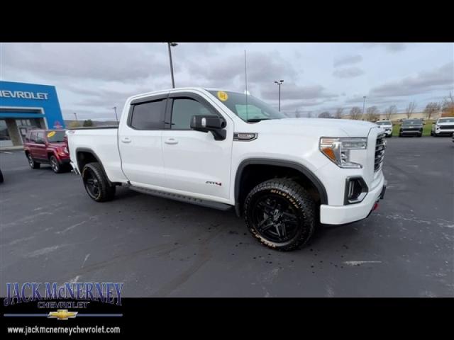 Certified 2021 GMC Sierra 1500 AT4 with VIN 1GTP9EEL6MZ224119 for sale in Tully, NY