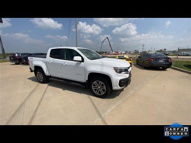 Used 2021 Chevrolet Colorado Work Truck with VIN 1GCGTBEN2M1290540 for sale in Centralia, MO