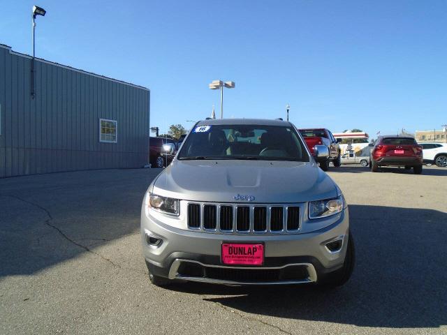 Used 2016 Jeep Grand Cherokee Limited with VIN 1C4RJFBG6GC336455 for sale in Independence, IA