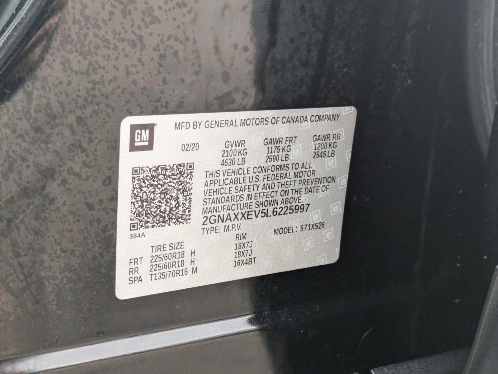 2020 Chevrolet Equinox Vehicle Photo in SPOKANE, WA 99212-2978