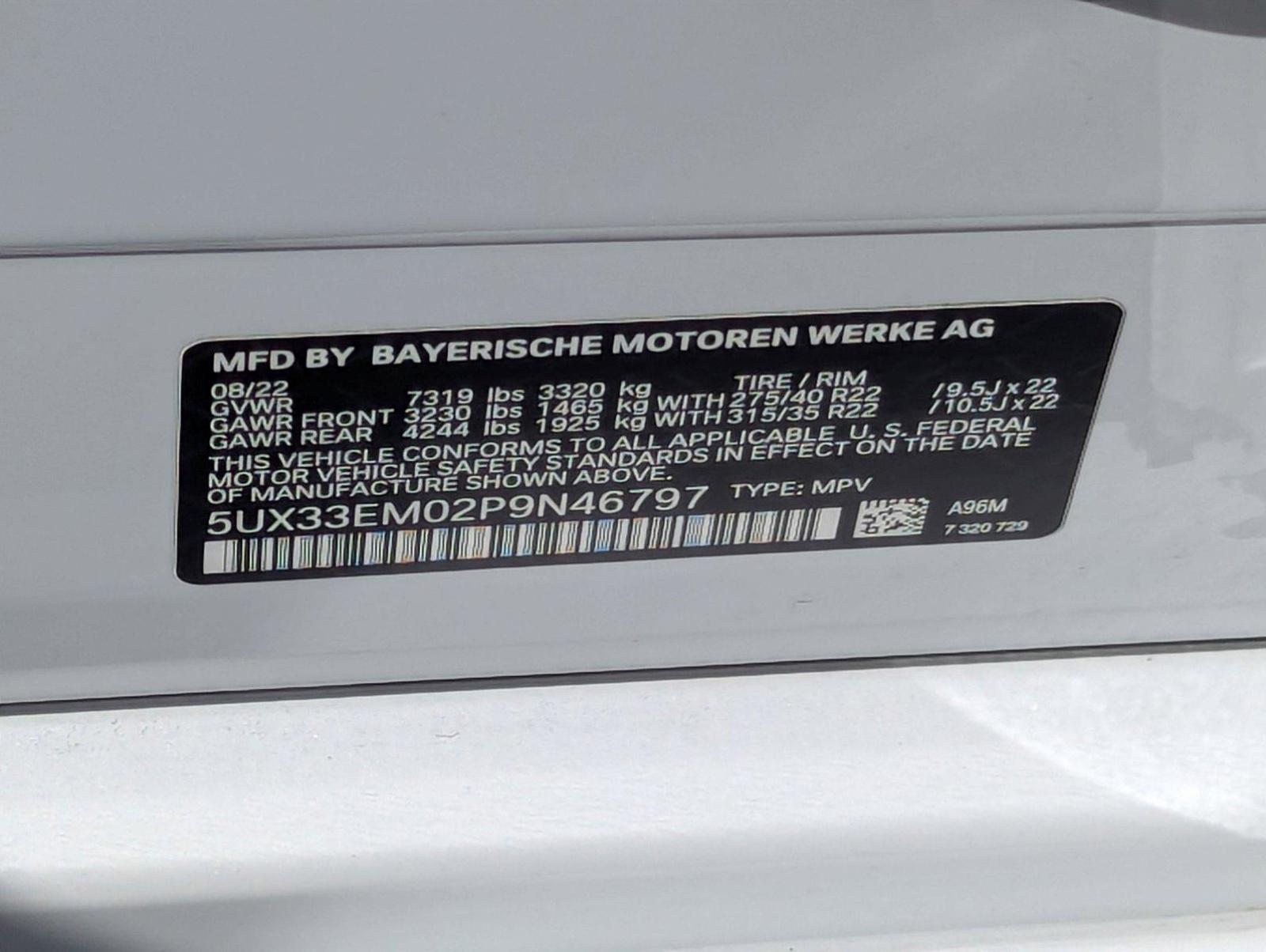 2023 BMW X7 M60i Vehicle Photo in Delray Beach, FL 33444