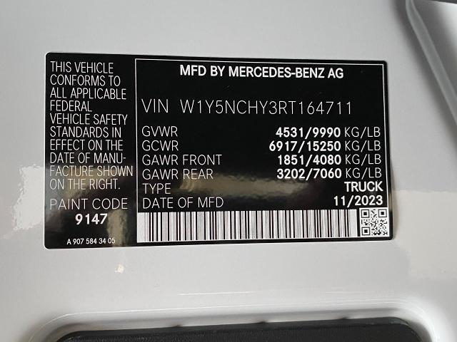 2024 Mercedes-Benz Sprinter Cargo Van Vehicle Photo in Appleton, WI 54913