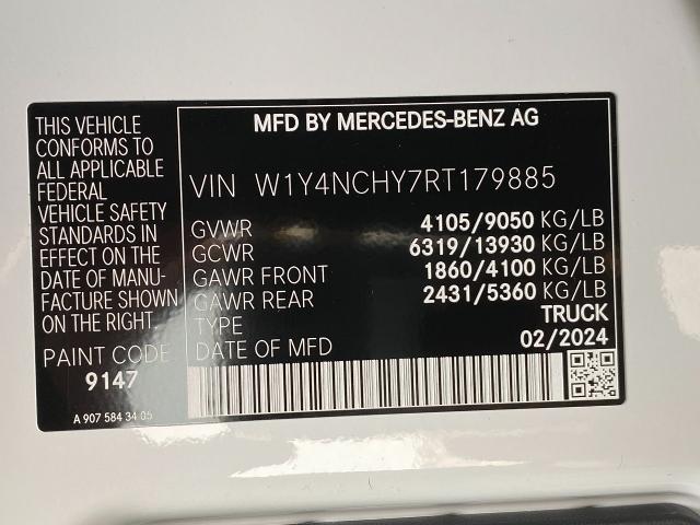 2024 Mercedes-Benz Sprinter Cargo Van Vehicle Photo in Appleton, WI 54913