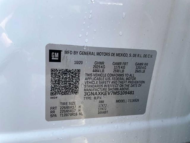 2021 Chevrolet Equinox Vehicle Photo in THOMPSONTOWN, PA 17094-9014