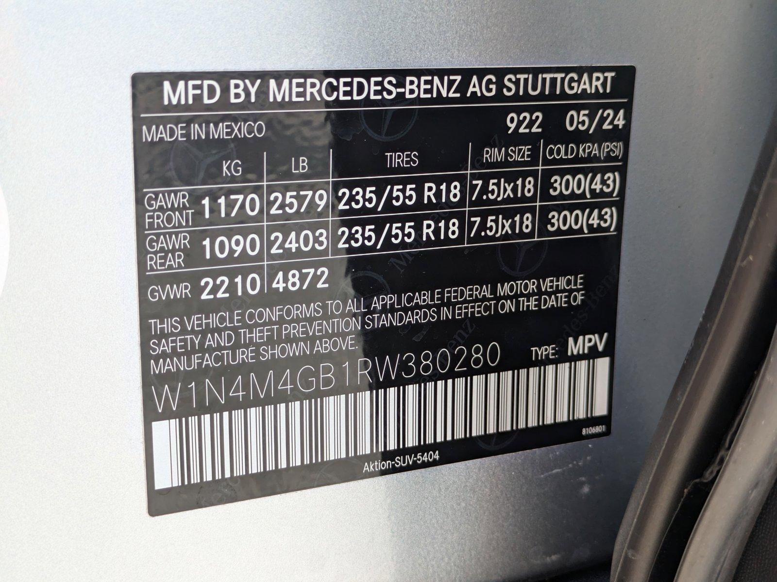 2024 Mercedes-Benz GLB Vehicle Photo in Sarasota, FL 34231