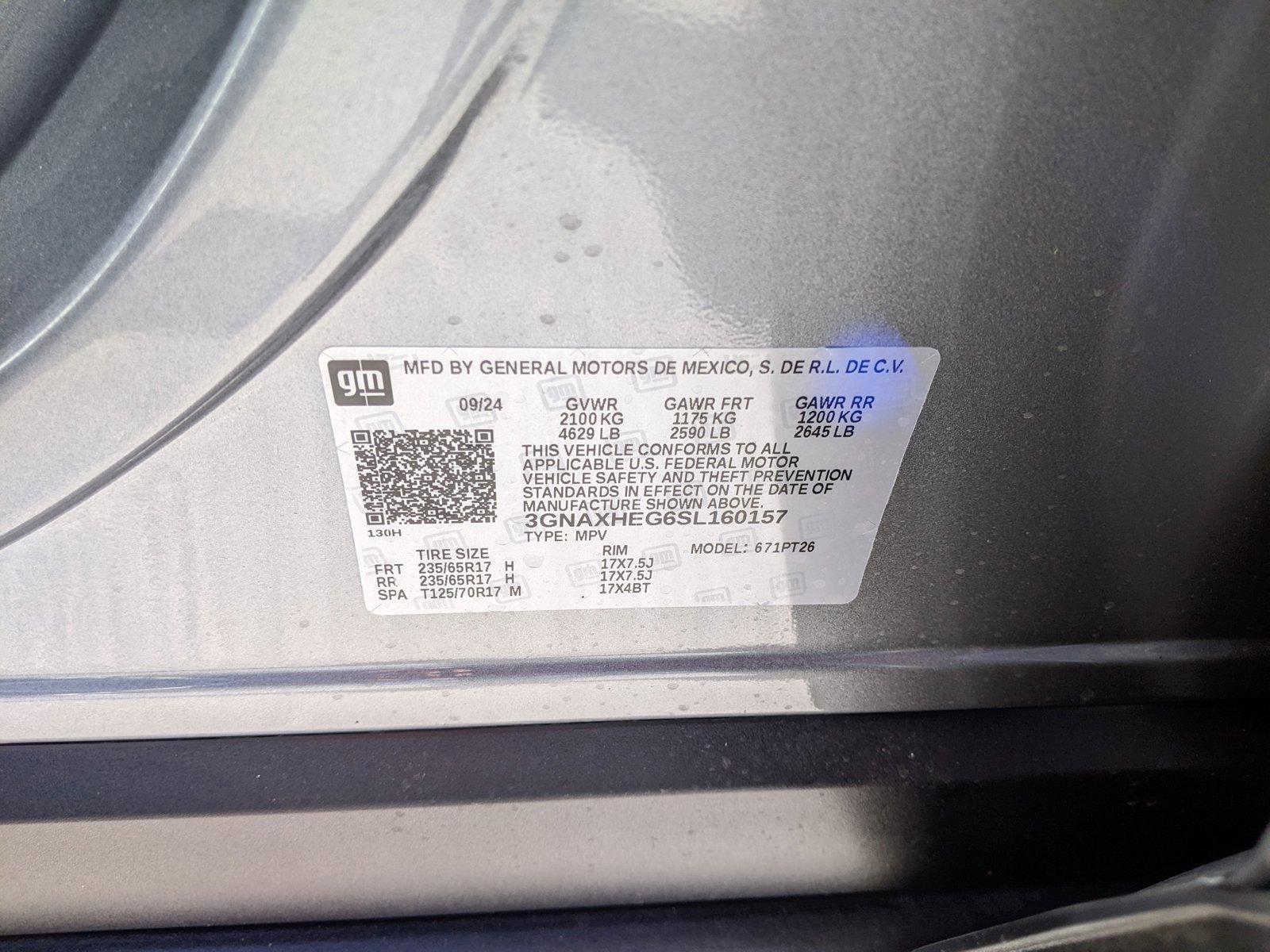 2025 Chevrolet Equinox Vehicle Photo in LAUREL, MD 20707-4697