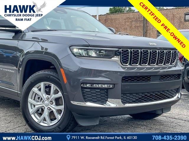 Used 2023 Jeep Grand Cherokee L Limited with VIN 1C4RJKBG0P8880199 for sale in Plainfield, IL