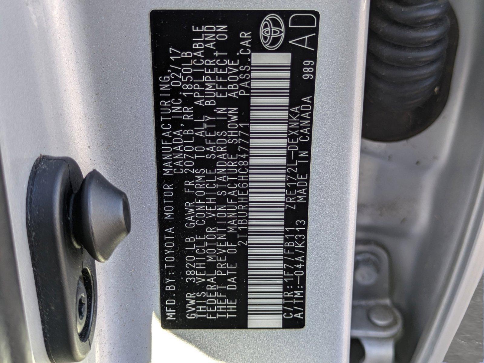 2017 Toyota Corolla Vehicle Photo in Clearwater, FL 33761