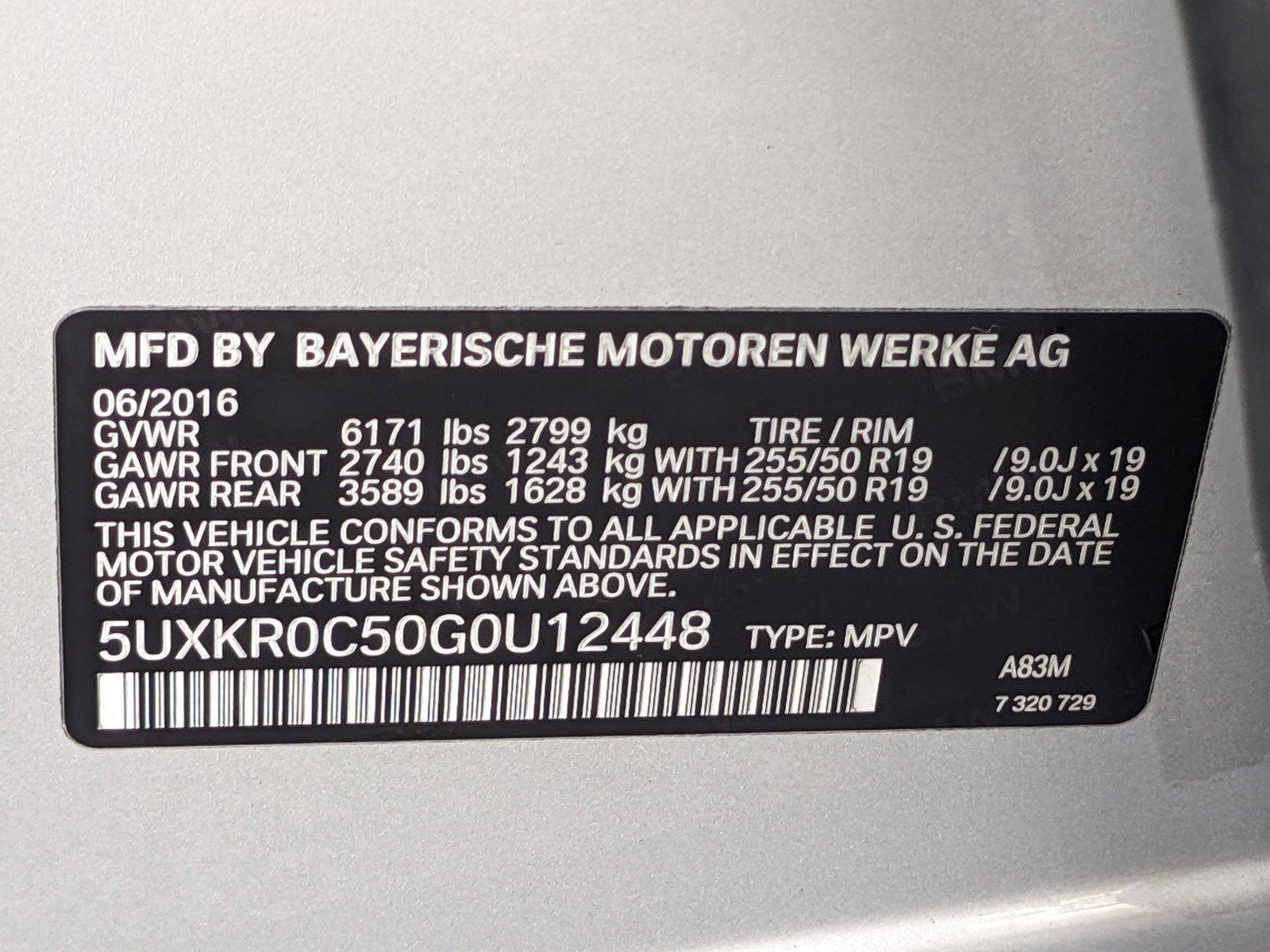 2016 BMW X5 Vehicle Photo in GREENACRES, FL 33463-3207