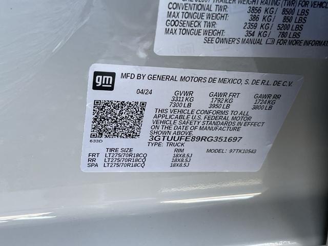 2024 GMC Sierra 1500 Vehicle Photo in TURLOCK, CA 95380-4918