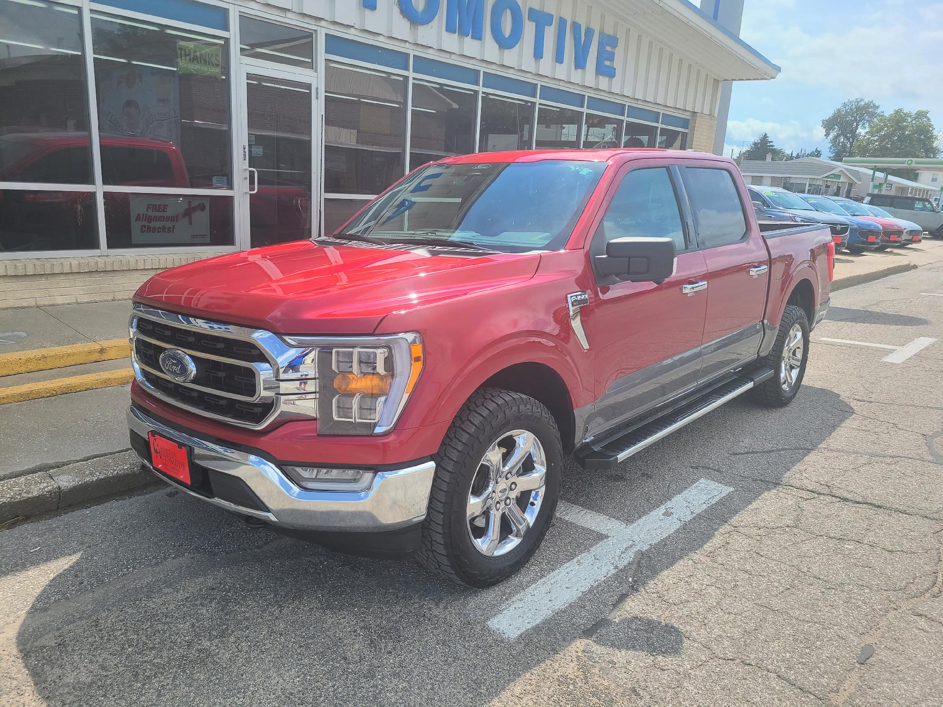 Certified 2022 Ford F-150 XLT with VIN 1FTEW1EP4NFB48995 for sale in Creston, IA