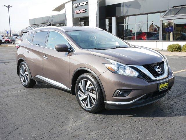 Used 2018 Nissan Murano Platinum with VIN 5N1AZ2MH3JN113835 for sale in Forest Lake, MN