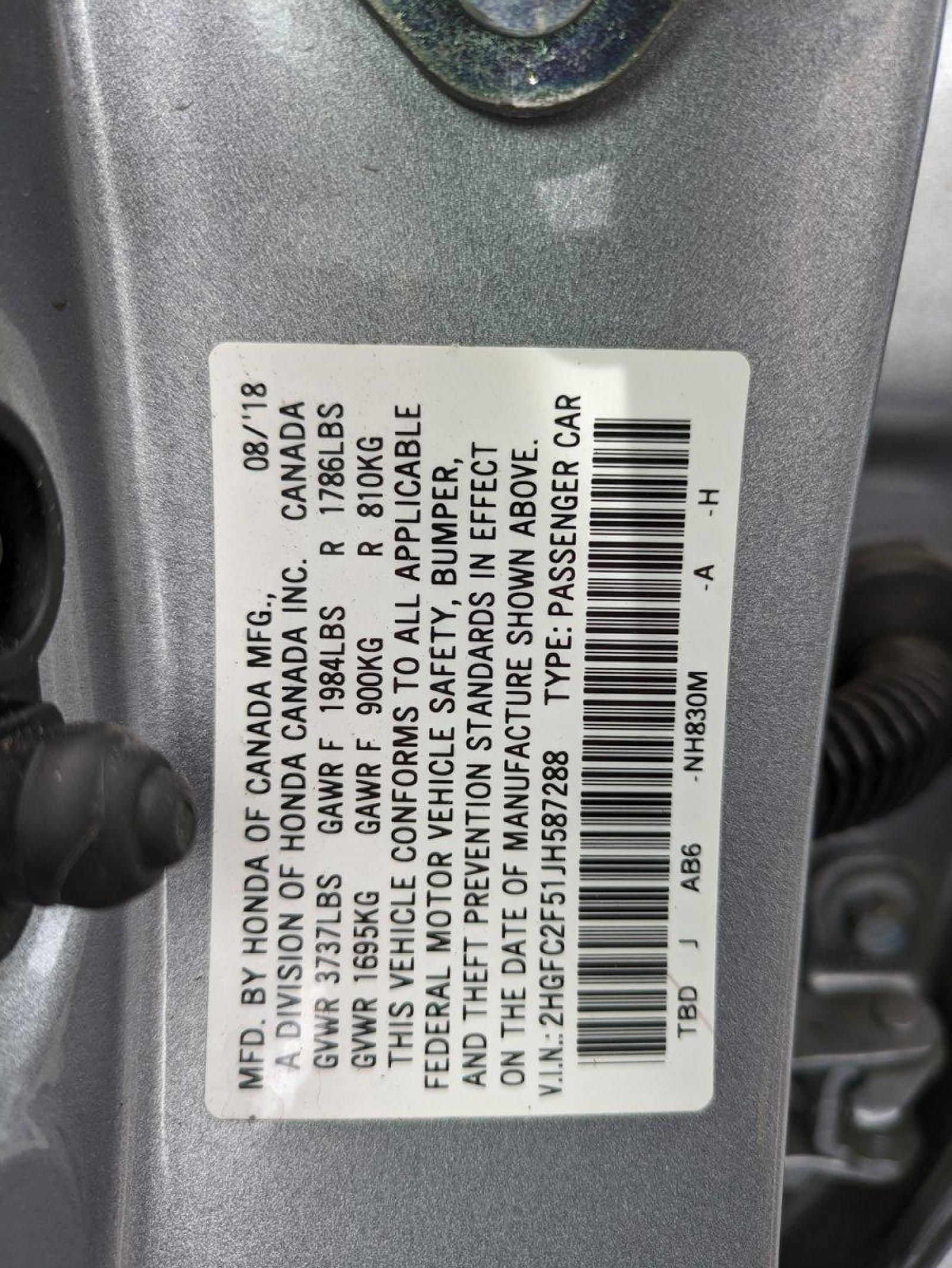 2018 Honda Civic Sedan Vehicle Photo in Sanford, FL 32771