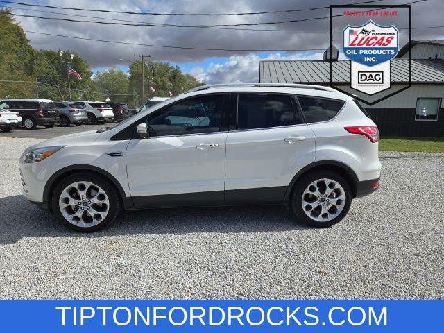 Used 2015 Ford Escape Titanium with VIN 1FMCU0J90FUC61561 for sale in Tipton, IN