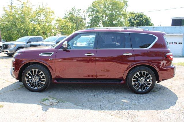 Certified 2021 Nissan Armada Platinum with VIN JN8AY2DB4M9792745 for sale in Indiana, PA