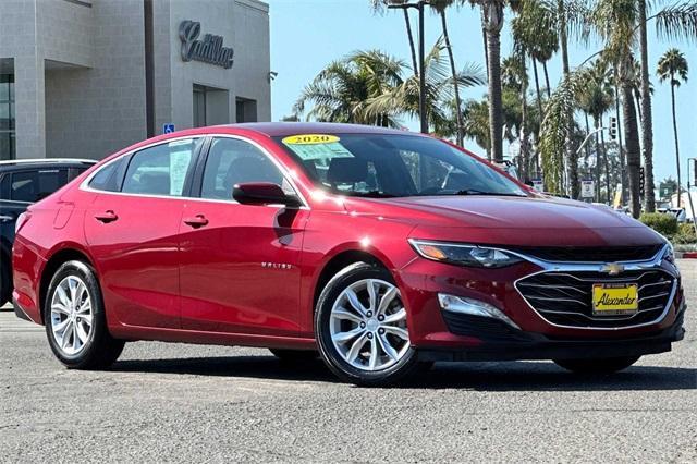 Used 2020 Chevrolet Malibu 1LT with VIN 1G1ZD5ST1LF021403 for sale in Oxnard, CA