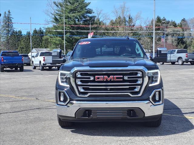 Used 2021 GMC Sierra 1500 SLT with VIN 3GTU9DED4MG248439 for sale in Dowagiac, MI