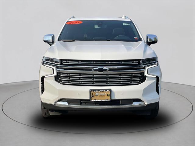 Used 2021 Chevrolet Suburban Premier with VIN 1GNSKFKD0MR344961 for sale in Huntington, NY