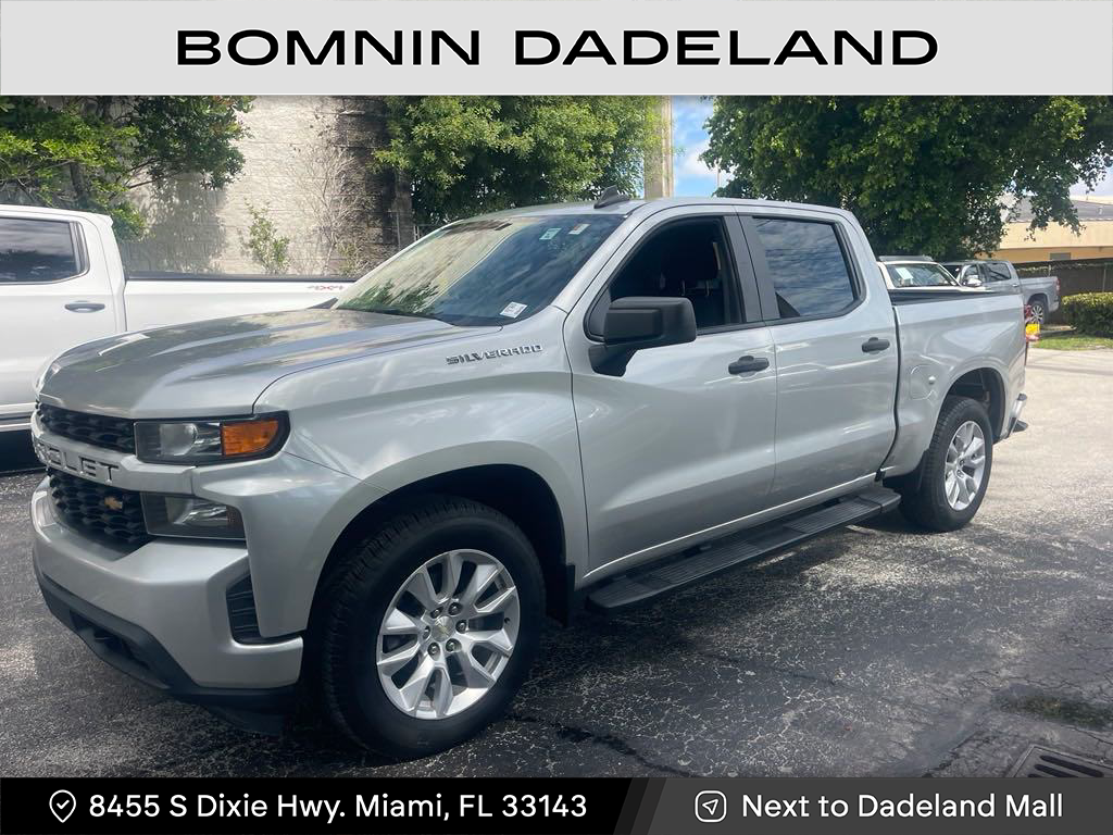 Used 2019 Chevrolet Silverado 1500 Custom with VIN 3GCPWBEH9KG120675 for sale in Miami, FL