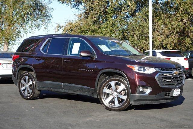 Used 2021 Chevrolet Traverse 3LT with VIN 1GNEVHKW1MJ215904 for sale in Elk Grove, CA