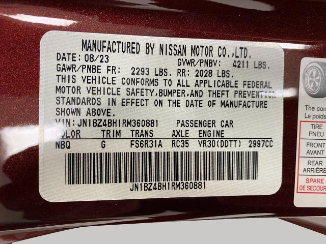 2024 Nissan Z Vehicle Photo in Appleton, WI 54913