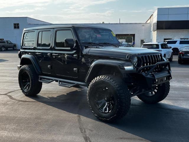 Used 2020 Jeep Wrangler Unlimited Sahara Altitude with VIN 1C4HJXEM6LW331297 for sale in Troy, MO