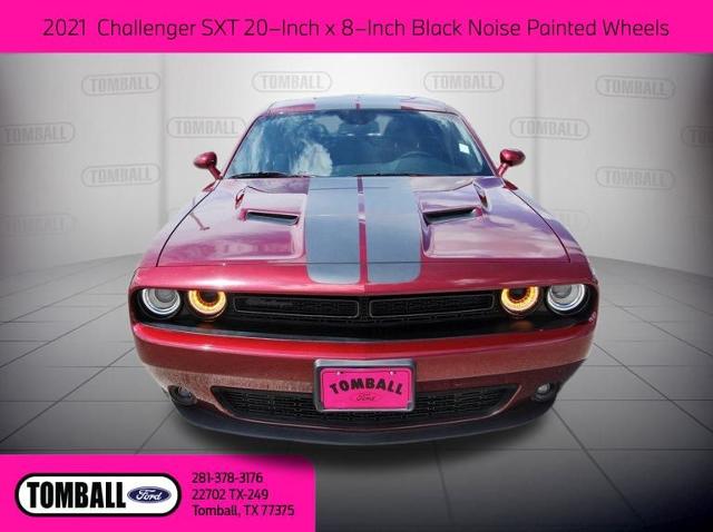 Used 2021 Dodge Challenger SXT with VIN 2C3CDZAG9MH673716 for sale in Tomball, TX