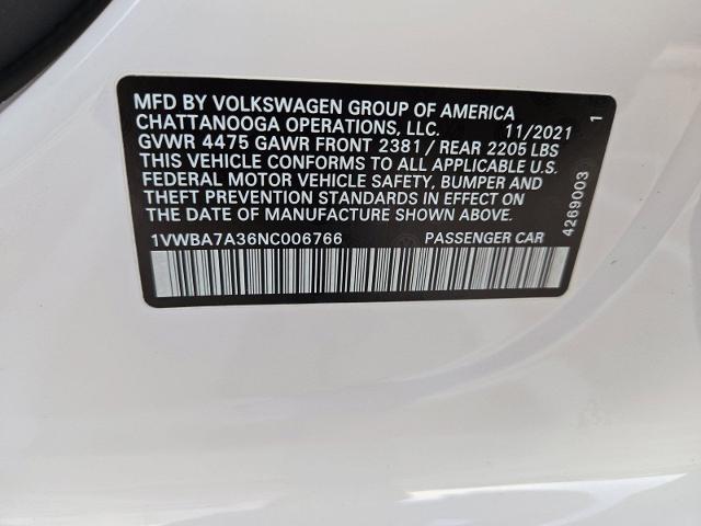 2022 Volkswagen Passat Vehicle Photo in WEATHERFORD, TX 76087