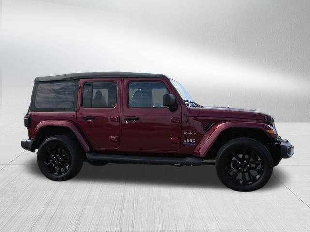 Used 2021 Jeep Wrangler Unlimited Sahara 4XE with VIN 1C4JJXP61MW702951 for sale in Smithfield, NC