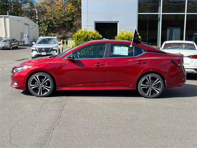 Certified 2021 Nissan Sentra SR with VIN 3N1AB8DV5MY305222 for sale in Shelton, CT