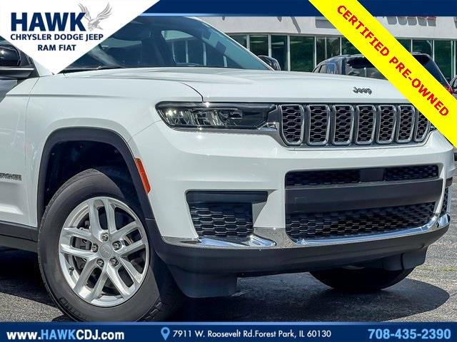 Used 2023 Jeep Grand Cherokee L Laredo with VIN 1C4RJKAG9P8863225 for sale in Plainfield, IL