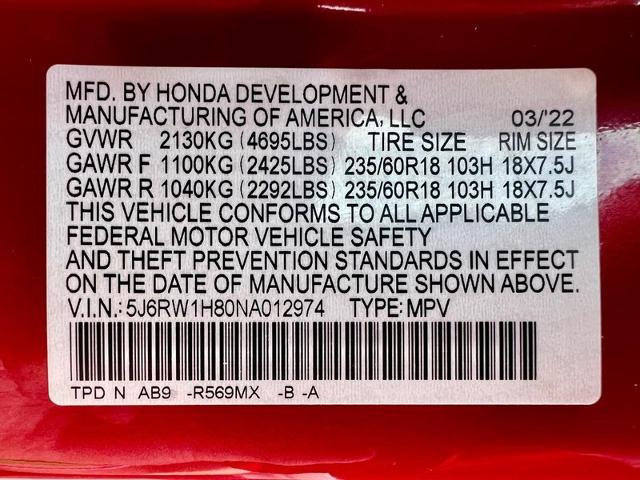 2022 Honda CR-V Vehicle Photo in EFFINGHAM, IL 62401-2832