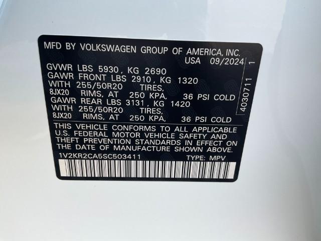 2025 Volkswagen Atlas Vehicle Photo in Oshkosh, WI 54904