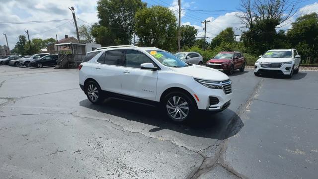 Used 2022 Chevrolet Equinox Premier with VIN 3GNAXXEVXNS141680 for sale in Eaton, OH