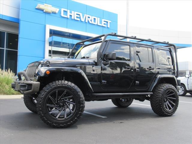 Used 2016 Jeep Wrangler Unlimited 75th Anniversary Edition with VIN 1C4BJWEG8GL292861 for sale in Leesburg, FL