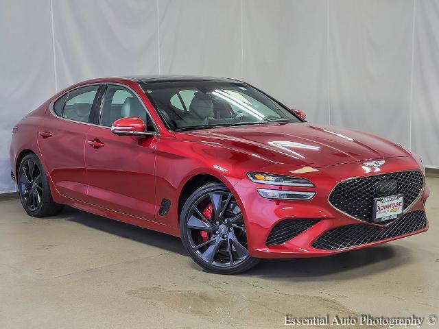 Used 2022 GENESIS G70 Standard with VIN KMTG54TE1NU084071 for sale in Bridgeview, IL