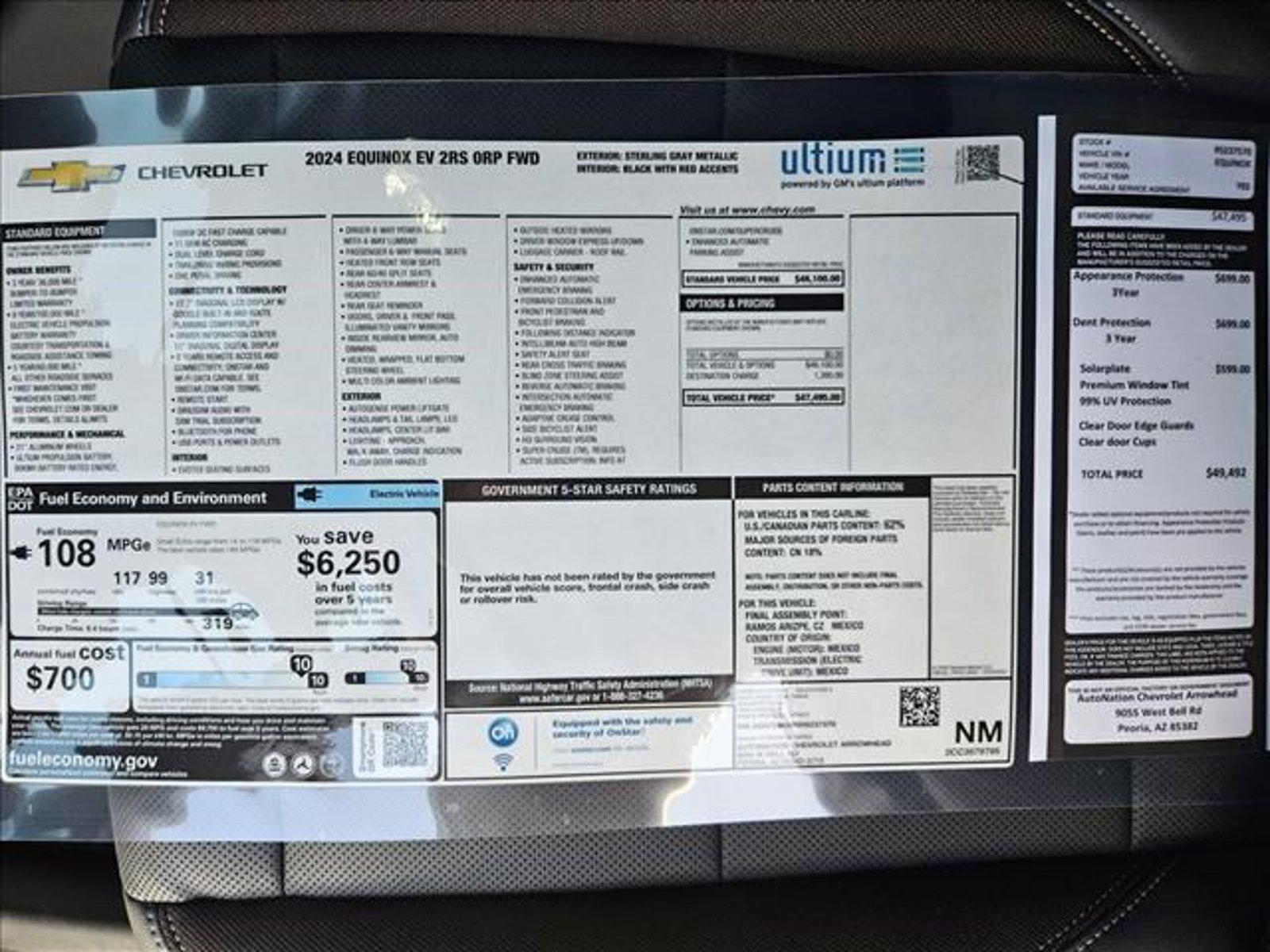 2024 Chevrolet Equinox EV Vehicle Photo in PEORIA, AZ 85382-3715