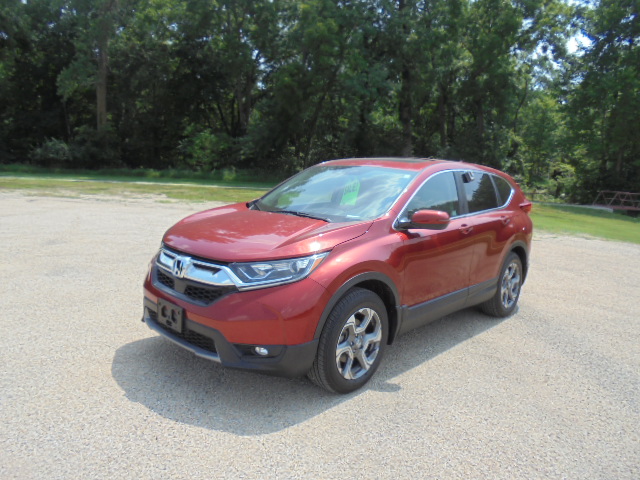 Used 2019 Honda CR-V EX with VIN 2HKRW2H59KH638397 for sale in Kansas City