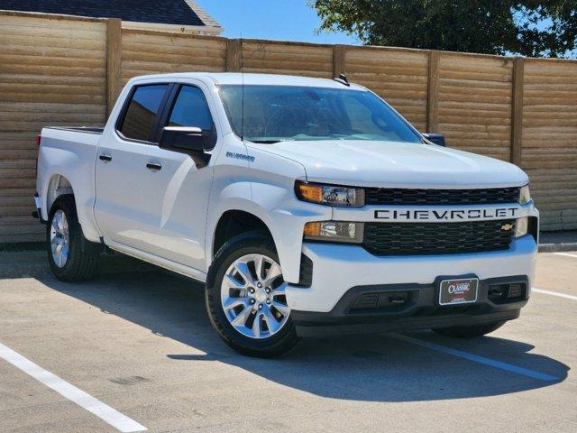 Used 2021 Chevrolet Silverado 1500 Custom with VIN 3GCPWBEK4MG328624 for sale in Grapevine, TX