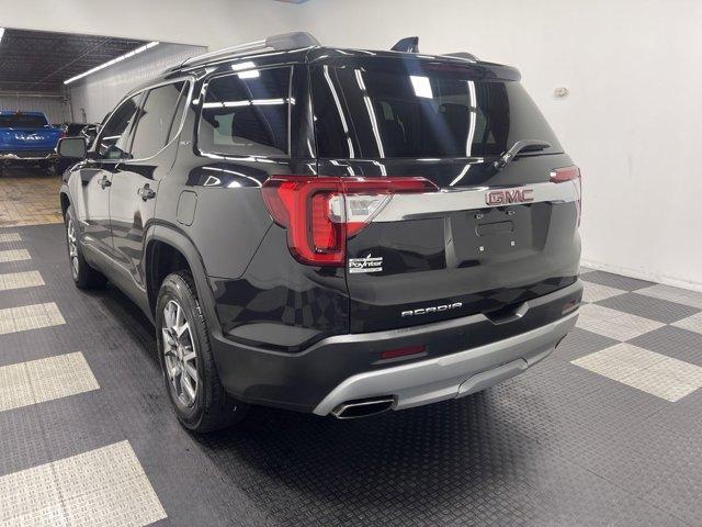 Used 2023 GMC Acadia SLT with VIN 1GKKNML42PZ186201 for sale in Seymour, IN