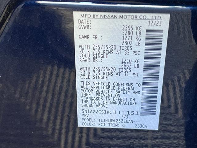 2024 Nissan Murano Vehicle Photo in Tulsa, OK 74129